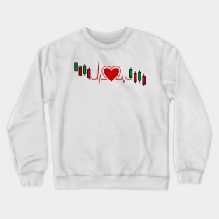 Trading Heartbeat Crewneck Sweatshirt